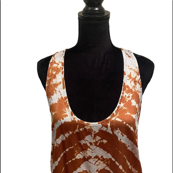 NWT Young Fabulous & Broke tie dye silky pullover bohemian tank top size large - Picture 5 of 14
